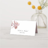 Carte De Placement Orchidée rose foncé (Dos)
