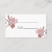 Carte De Placement Orchidée rose foncé (Devant)