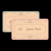 Carte De Placement Ornate Art Nouveau Wedding