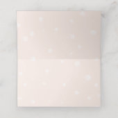 Carte De Placement Ours polaire - Laisser neiger - Hiver mignon / Noë (Intérieur déplié)