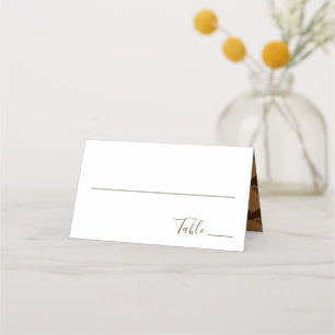Carte De Placement Ours Tourne un animal Brown premier anniversaire