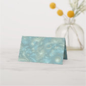 Carte De Placement Palette bleu clair sur une conception de barogue e (Dos)
