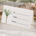 Carte De Placement Palm Tree Destination Mariage Carte Lieu<br><div class="desc">Cette carte de lieu de mariage de destination palmier présente des palmiers tropicaux aquarelles sur un arrière - plan blanc éclatant qui évoque l'ambiance rêvée d'un mariage de destination. cette carte rayonne sur l'amour des rivages sablonneux et des palmiers balançoires, parfait pour les couples à la recherche d'une célébration vraiment...</div>