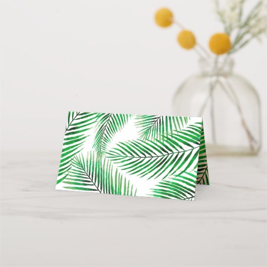 Carte De Placement Palmes tropicales (Dos)