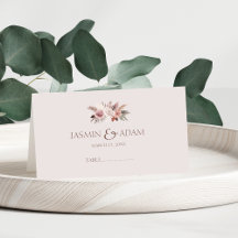 Pampa beige flou Mariage Boho floral