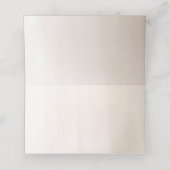 Carte De Placement Pampas Grass et Orchidées Blanches Mariage exotiqu (Intérieur déplié)