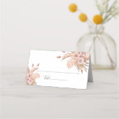 Carte De Placement Pampas Grass Floral Terracotta Désert Palm Mariage (Dos)