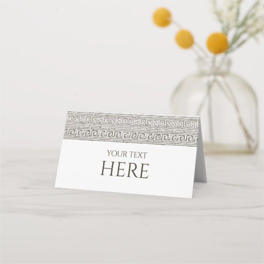 Carte De Placement Pancartes de buffet Toga, Étiquette de lieu de res (Devant)