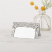 Carte De Placement Panneau buffet plateau de fromage, Étiquette pour  (Dos)