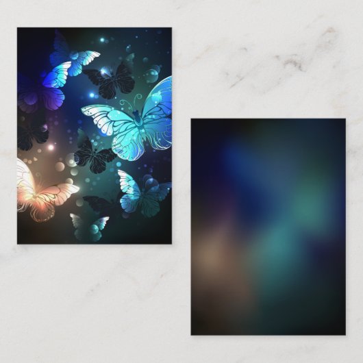 Carte De Placement Papillon de nuit (Devant / Derrière)