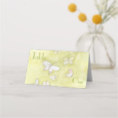 Carte De Placement Papillons (Devant)