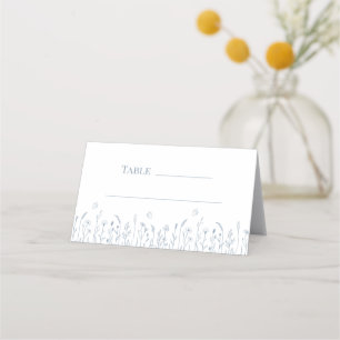 Carte De Placement Papillons de prairie fleur sauvage Mariage Carte P