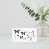 Carte De Placement Papillons Violets (Debout devant)