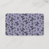 Carte De Placement Papillons Violets (Dos)