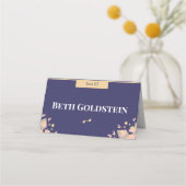 Carte De Placement Pâque violette (Devant)