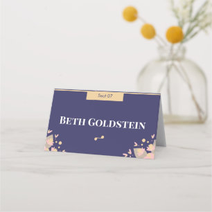 Carte De Placement Pâque violette