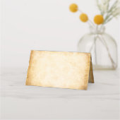 Carte De Placement Parchemin vintage Rustique (Dos)