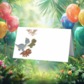 Carte De Placement Parti Boho Dinosaur
