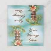 Carte De Placement Parti Tropical Tiki (Extérieur déplié)