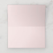 Carte De Placement Parties scintillant Confetti rose vif Lieu personn (Intérieur déplié)