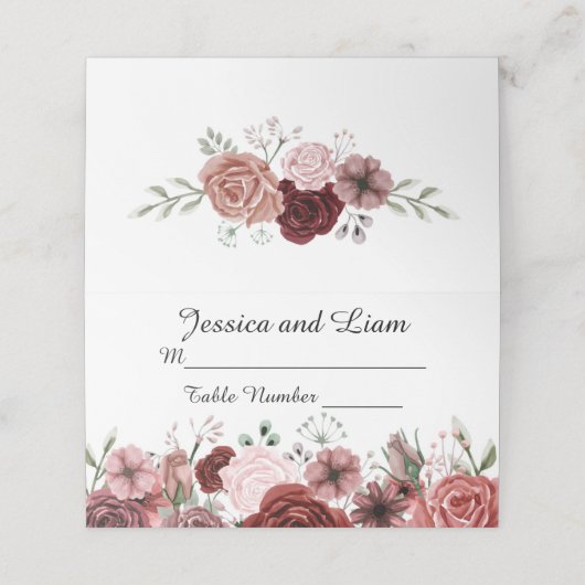 Carte De Placement Parties scintillant d'or Confetti et noir (Extérieur déplié)