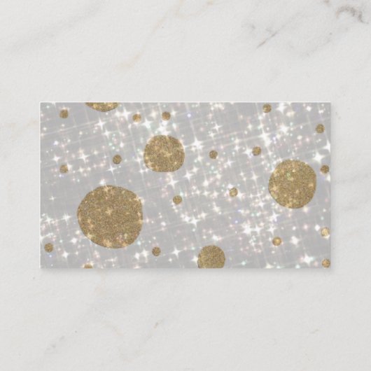 Carte De Placement Parties scintillant festive Bonne année (Dos)