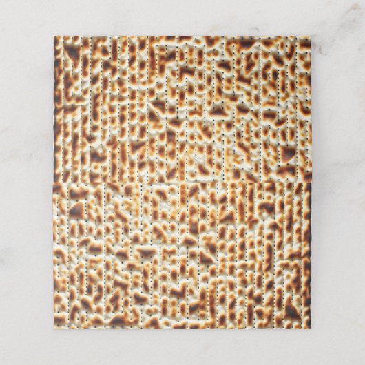 CARTE DE PLACEMENT PASSOVER (Extérieur déplié)