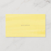 Carte De Placement Pastel Lemon Tree Baby shower Demande Card (Dos)