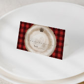 Carte De Placement Pâte de bison de bûcheron