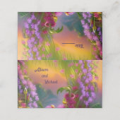 Carte De Placement Paysage Imaginaire, tropical et onirique - mariage (Extérieur déplié)