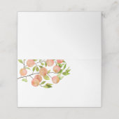 Carte De Placement Peach Party (Extérieur déplié)