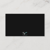 Carte De Placement Peacock Feather Glamor Mariage Place Card (Dos)