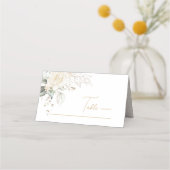 Carte De Placement Pearl Blush Floral Elegance Mariage ID989 (Devant)