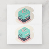 Carte De Placement Pensez en dehors de la boîte (Intérieur déplié)