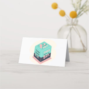 Carte De Placement Pensez en dehors de la boîte