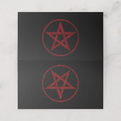 Carte De Placement Pentagram Red Devil (Extérieur déplié)