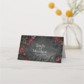 Carte De Placement Peonies gothiques baroques (Dos)