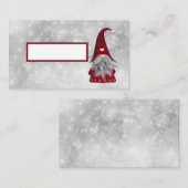 Carte De Placement Père Noël de Noël (Devant / Derrière)