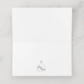 Carte De Placement Père Noël Little Elf (Intérieur déplié)