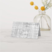 Carte De Placement Personalized Custom Your Own Photo & Text (Dos)