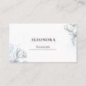 Carte De Placement Personalized wedding placeholders (Devant)