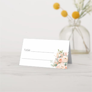 Carte De Placement Pétales Et Bureau Du Mariage