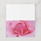 Carte De Placement Pétales roses (Extérieur déplié)
