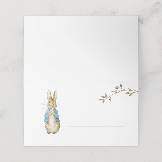 Carte De Placement Peter Rabbit Remplir (Extérieur déplié)