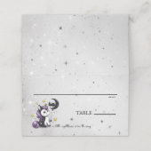 Carte De Placement Petit Baby shower Unicorn (Extérieur déplié)