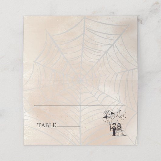 Carte De Placement Petit couple éffrayant (Extérieur déplié)