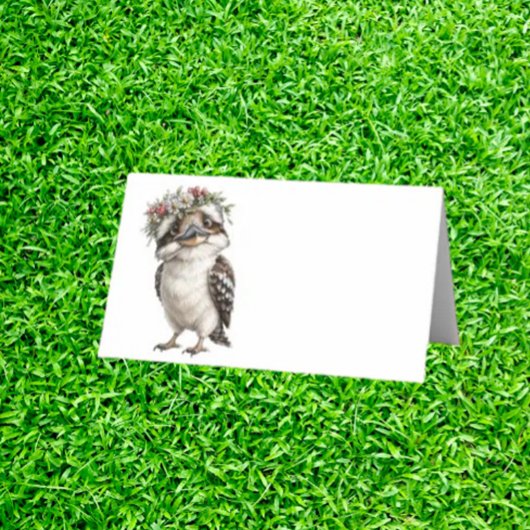 Carte De Placement Petit Kookaburra Fantaisiste