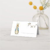 Carte De Placement Petit Lapin Buffet à Remplir (Devant)