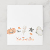 Carte De Placement Petite carte de place pliée Baby shower de caisse (Extérieur déplié)