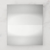 Carte De Placement Photo florale personnalisée (Intérieur déplié)